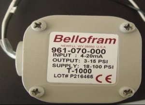Bellofram T1000电气转换器